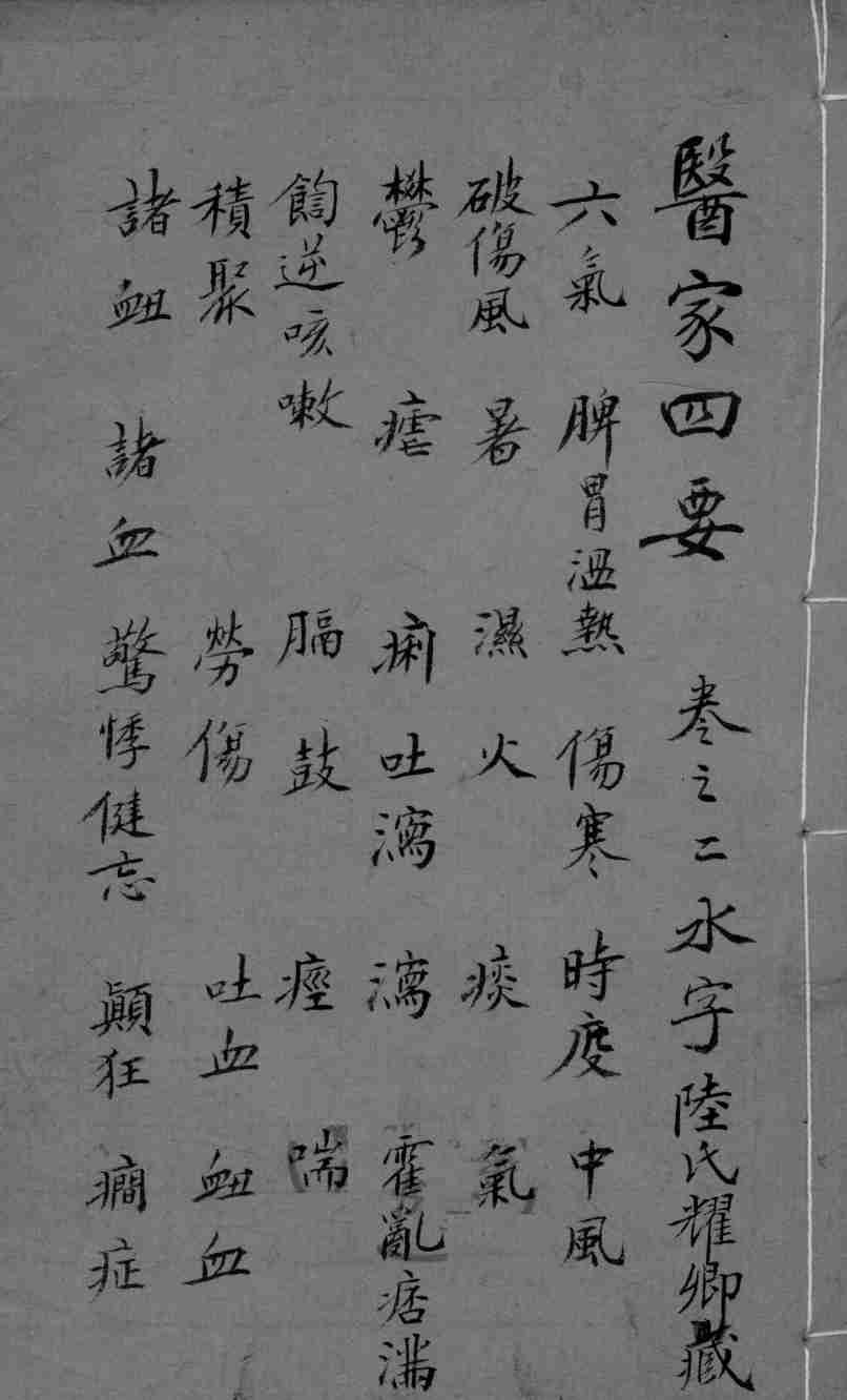 医家四要  卷2